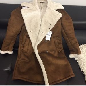 Zara Shearling Coat